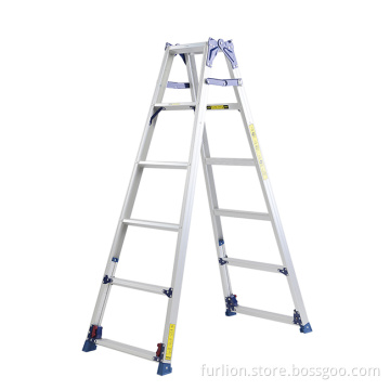 Adjustable Dual-Utilties Wide step Ladder